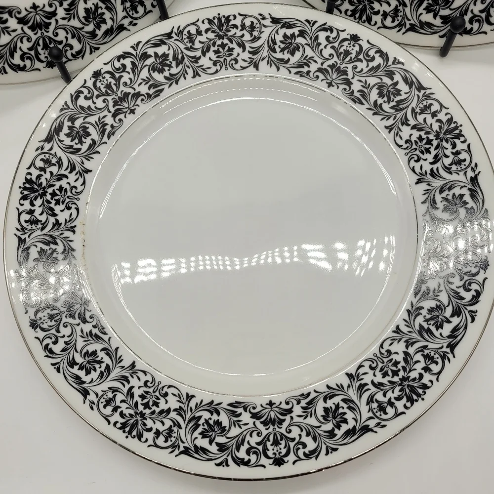 Ekco Baronesse Prudence 328 Dinner Plates Set of 5 - Picture 5 of 6